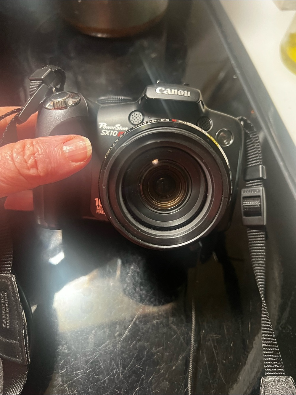 Canon Black Digital Bridge Camera with Zoom Lens